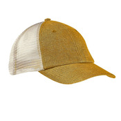Washed Hemp Soft Mesh Trucker Cap