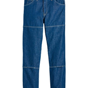 Men's Extended Sizes Industrial Double Knee Jeans