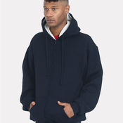Unisex USA-Made Super Heavy Thermal Lined Full-Zip Hooded Sweatshirt